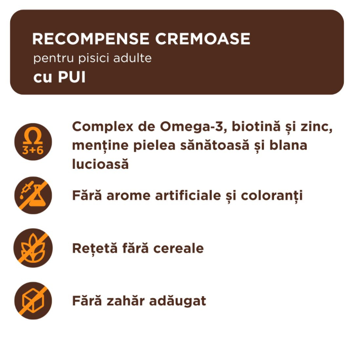 Club 4 Paws, Recompense cremoase pisici - cu pui, 4x15g [5]