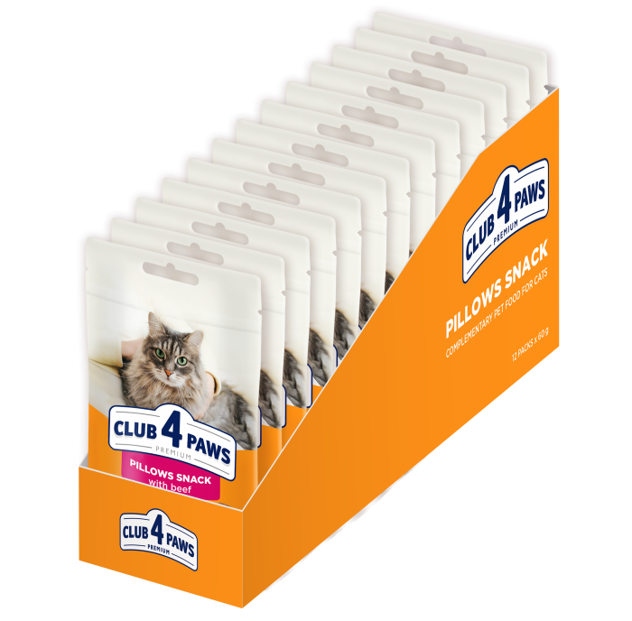 Club 4 Paws, Recompense Pernute pisici - cu vita, 60g [2]