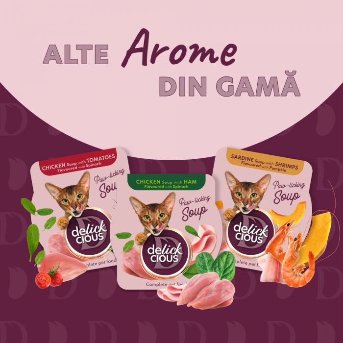 DELICKCIOUS, Supa de ton cu aroma de mini porumb si mazare verde. [5]