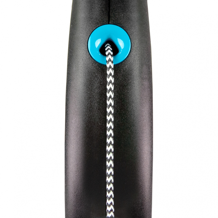 Lesa retractabila cu snur de 5m,albastru, Flexi Black Design [2]