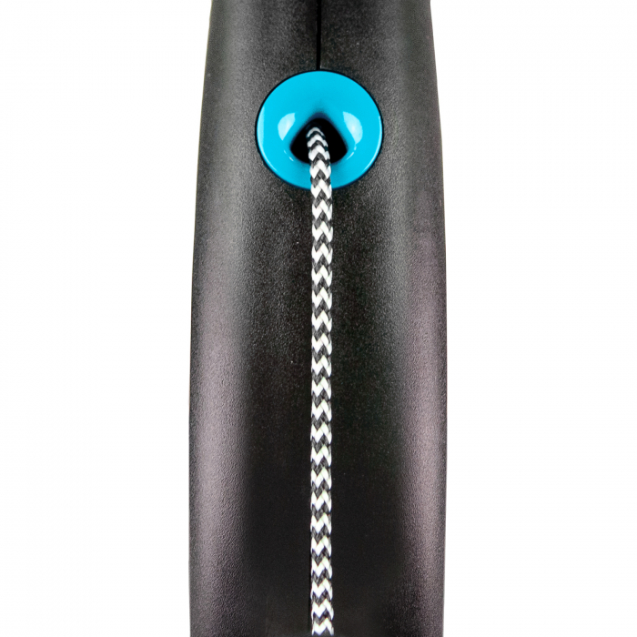 Lesa retractabila cu snur de 5m, albastru, S, Flexi Black Design [2]