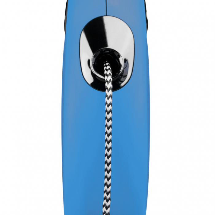 Lesa retractabila cu snur de 8m, albastru, M,  Flexi New Classic [3]