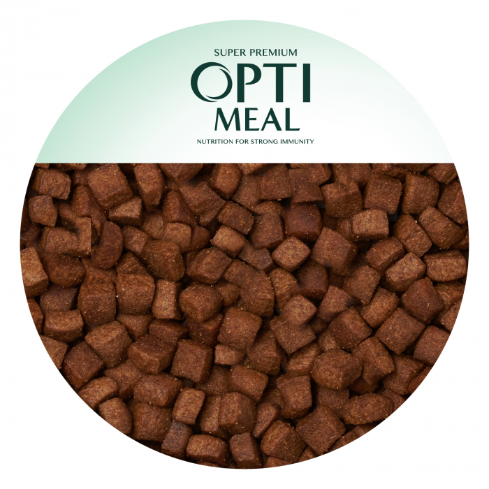 Optimeal Hairball Control Hrana uscata pisici adulte - cu Rata, 650g [3]