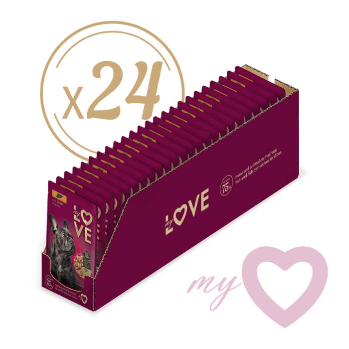 My Love Hrana umeda caini cu ficat 24x100g [5]