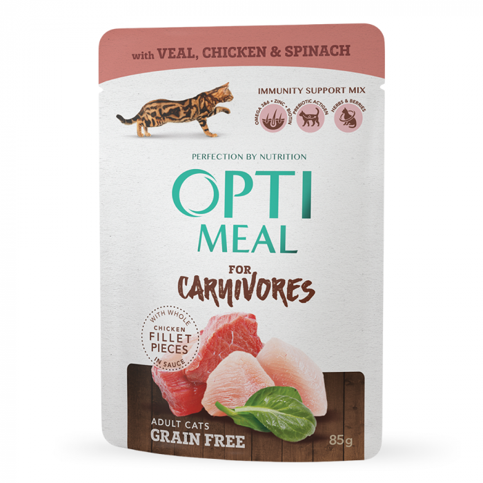 Hrana umeda pentru pisici, Optimeal for Carnivores [2]