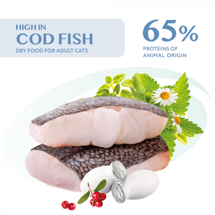 Optimeal Hrana uscata pisici adulte - cu peste Cod, 4kg [4]
