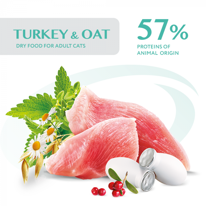 Optimeal, Hrana uscata pisici sterilizate - curcan si ovaz, 1.5kg [4]