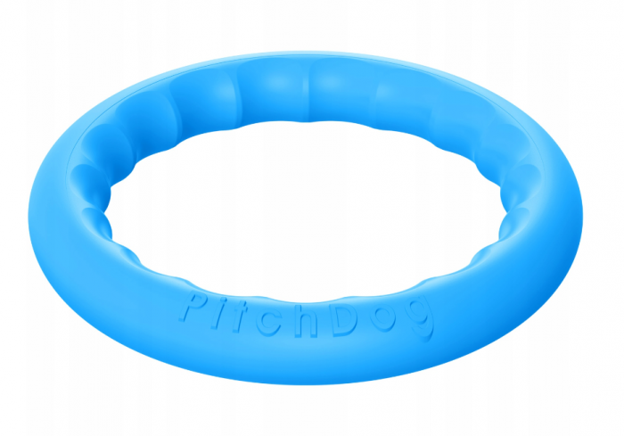 Jucarie Inel pentru caini PitchDog 17 cm [2]