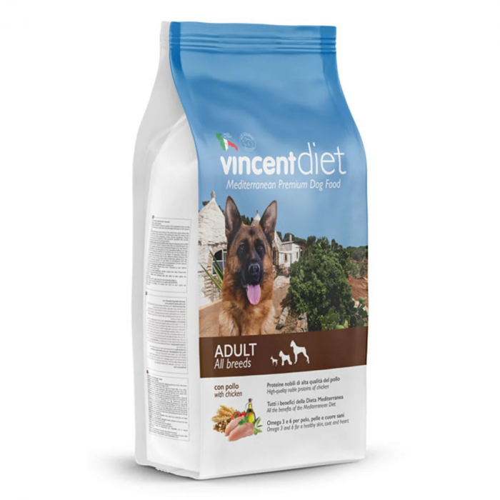 Vincent Diet, Hrana caini adulti, pui, 15kg