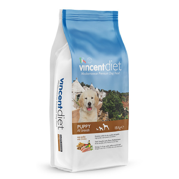 Vincent Diet, Hrana catei, pui, 15kg
