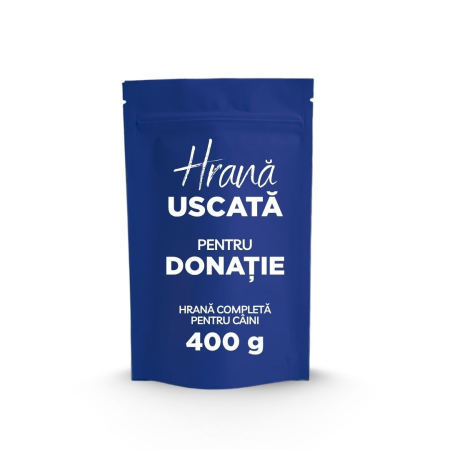 Donatii - Hrana uscata pentru DONATIE, caini de talie mica, 400g