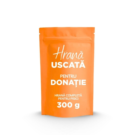 Donatii - Hrana uscata pentru DONATIE, pisici, 300g