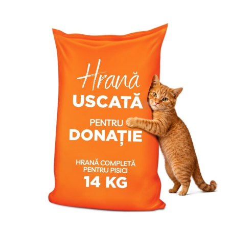 Donatii - Hrana uscata pentru DONATIE, pisici adulte, 14kg