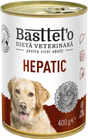 Produse pentru caini - Bastteto Hepatic, Hrana umeda caini - Pasare, 400g