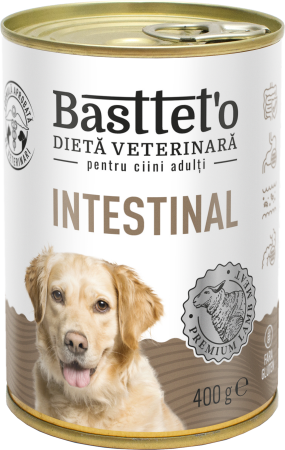 Produse pentru caini - Bastteto Intestinal, Hrana umeda caini - Miel, 400g