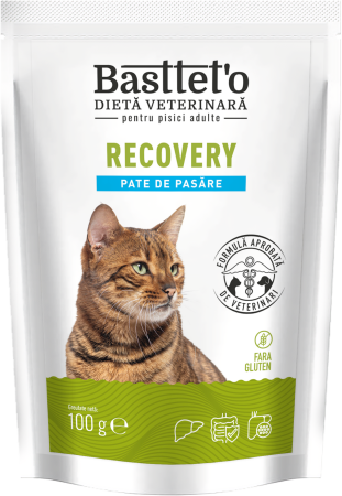 Produse pentru pisici - Bastteto Recovery Hrana umeda pisici - Pasare, 100g