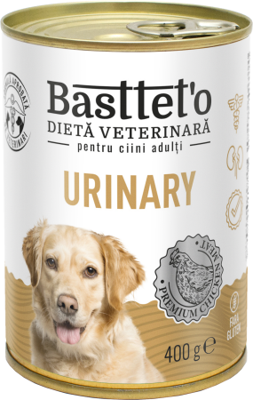 Produse pentru caini - Bastteto Urinary Hrana umeda caini - Pui, 400g