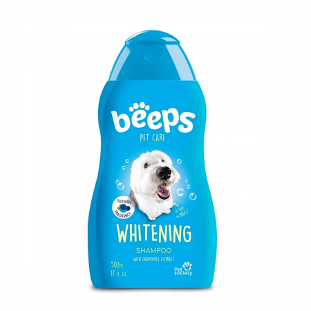 Igiena pisici - Beeps, Sampon pentru blana alba, 502ml