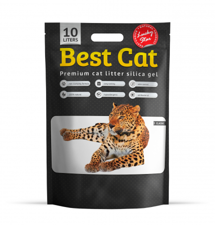 Produse pentru pisici - Best Cat Silicat Classic- Asternut igienic pisici, fara aroma, 10l