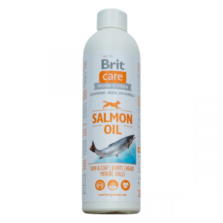 Produse pentru caini - Ulei de somon pentru caini Brit Care