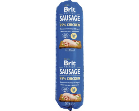 Hrana umeda - Brit Premium by Nature Salam pentru caini cu pui 800 g