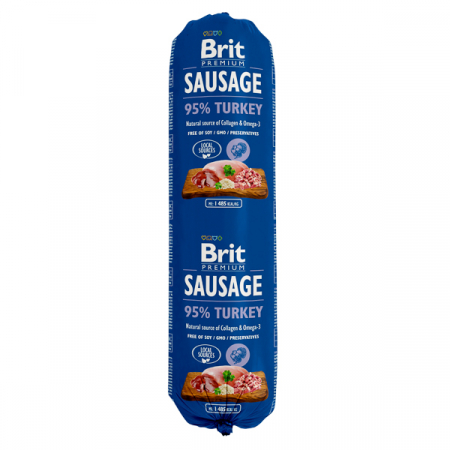 Hrana umeda - Salam Brit Premium pentru caini, curcan