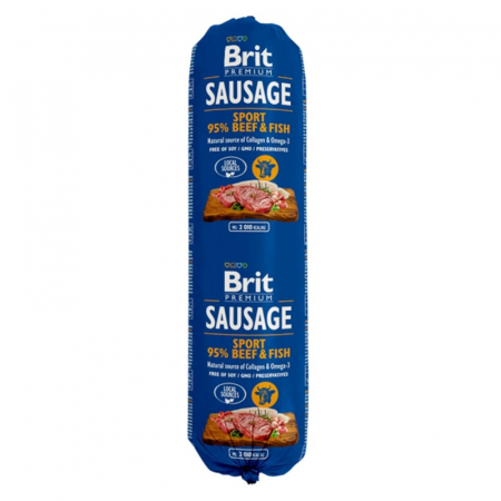 Hrana umeda - Salam Brit Premium pentru caini, vita si peste