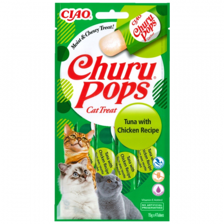 Recompense - Churu Pops-recompense suculente cu ton si pui