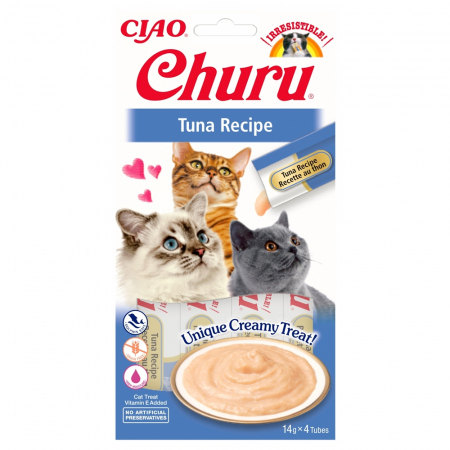 Recompense - Churu, Recompense cremoase pentru pisici cu ton