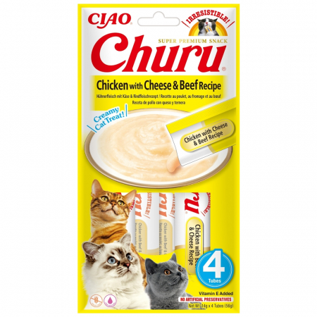 Recompense - Churu -recompense cremoase cu pui, branza si vita