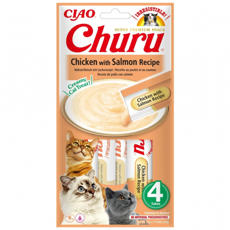 Recompense - Churu -recompense cremoase cu pui si somon