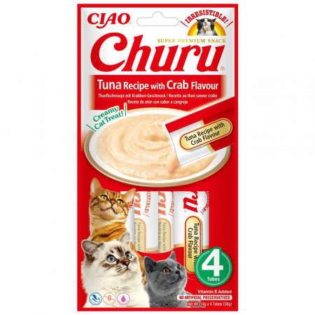 Recompense - Churu -recompense cremoase cu ton si aroma de crab