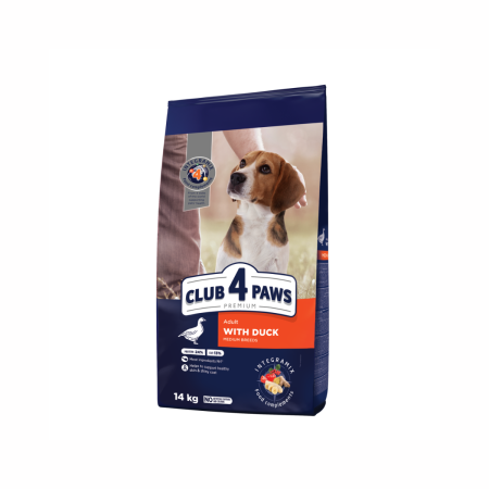 Produse pentru caini - CLUB4PAWS, Hrana completa pentru caini de talie medie, cu rata