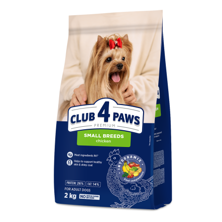 Produse pentru caini - , CLUB4PAWS, Hrana completa pentru caini de talie mica, 2kg