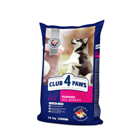 Produse pentru caini - CLUB4PAWS, Hrana uscata completa pentru catei de toate rasele, 14 kg