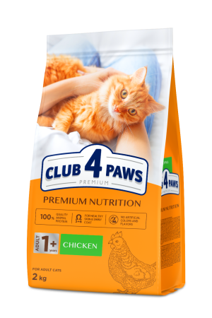 Hrana uscata - Club 4 Paws Premium, Hrana uscata pisici adulte - Pui, 2kg