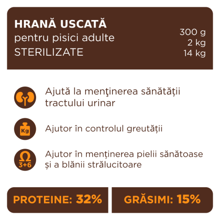 Club 4 Paws Premium, Hrana uscata pisici sterilizate, 2kg [5]