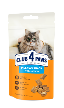 Recompense - Club 4 Paws, Recompense Pernute pisici - cu somon, 60g