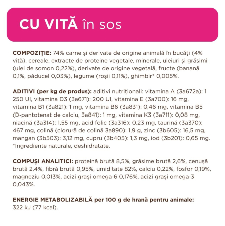 Club 4 Paws, Set Hrana umeda pisici sterilizate - Pui, curcan, iepure si vitel, 48x80g [2]
