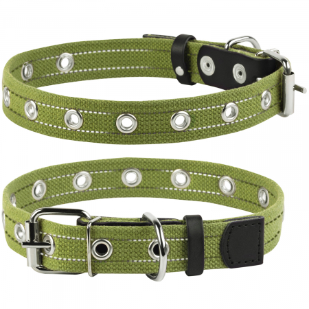 Produse pentru caini - Zgarda pentru Caini Verde, adimensionala, Collar