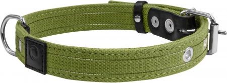 Collar, Zgarda caini dubla, 25mm latime, 41-53cm lungime, verde [2]