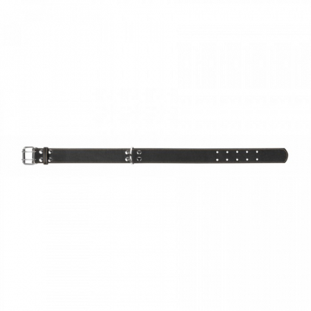 Collar, Zgarda XL, caini, din piele, neagra [2]