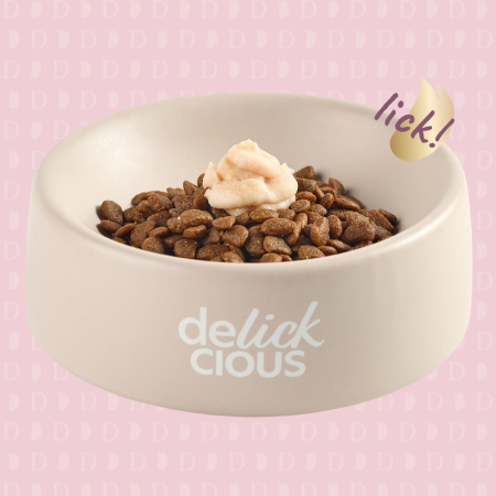 DELICKCIOUS, Recompense cremoase pisici - Rata si merisoare, 60g [4]