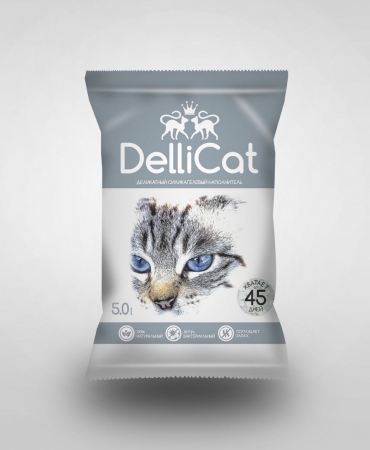 Dellicat Silicat - Asternut igienic pentru pisici, 5l [4]