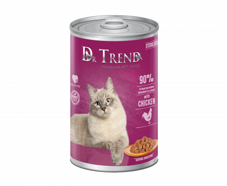 Dr. Trend Conserva cu gaina pentru pisici sterilizate [0]