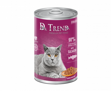 Dr. Trend Conserva cu somon pentru pisici sterilizate [0]
