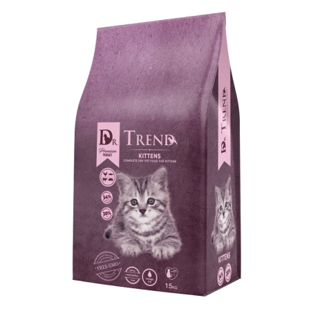 Hrana uscata - Dr.Trend Premium, Hrana uscata pentru pisoi, 15 kg