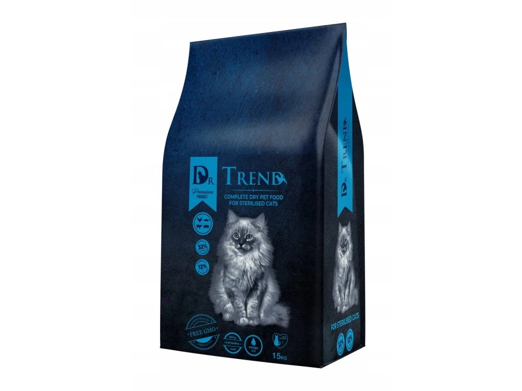 Hrana uscata - Dr.Trend Premium, Hrana uscata, pisici sterilizate, 15 kg