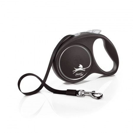 Accesorii - Lesa retractabila de 5m, Flexi Black Design