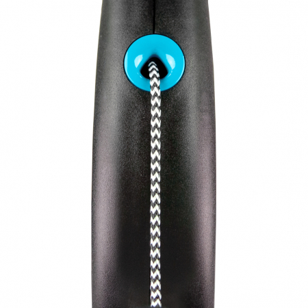 Lesa retractabila cu snur de 5m,albastru, Flexi Black Design [1]